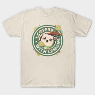 Lemon Coffee Cute Caffeine Lover T-Shirt